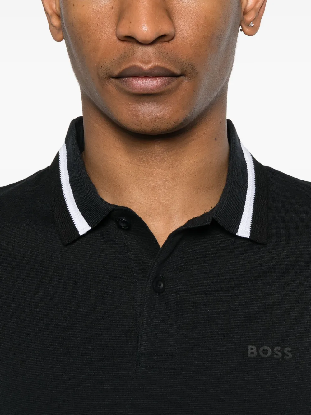 BOSS Paddy poloshirt Zwart