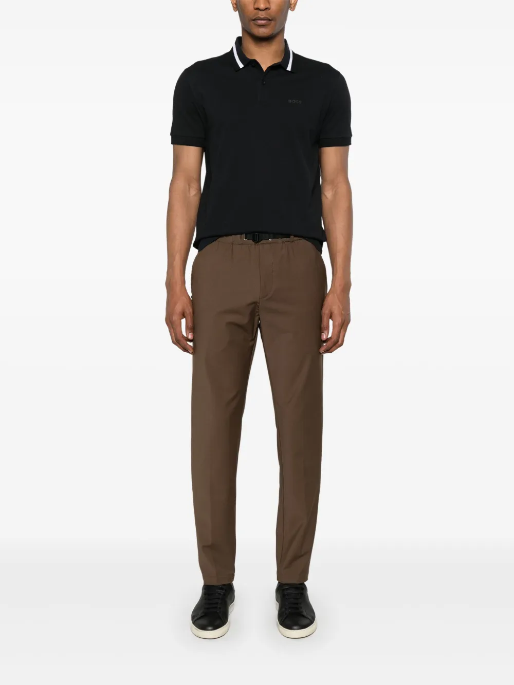 BOSS Paddy poloshirt Zwart