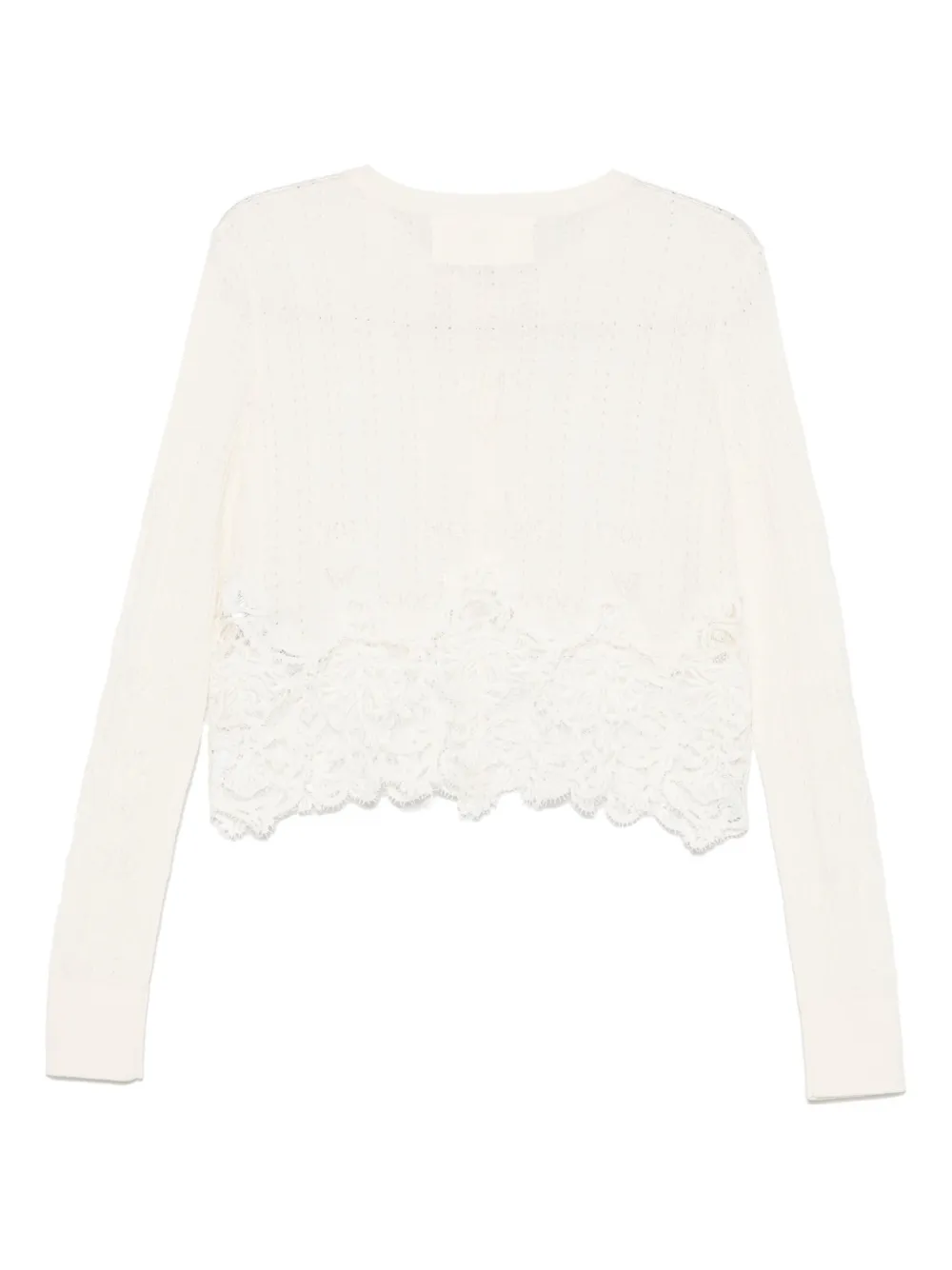 Ermanno Scervino cárdigan con paneles de encaje | Cárdigans | Image 2