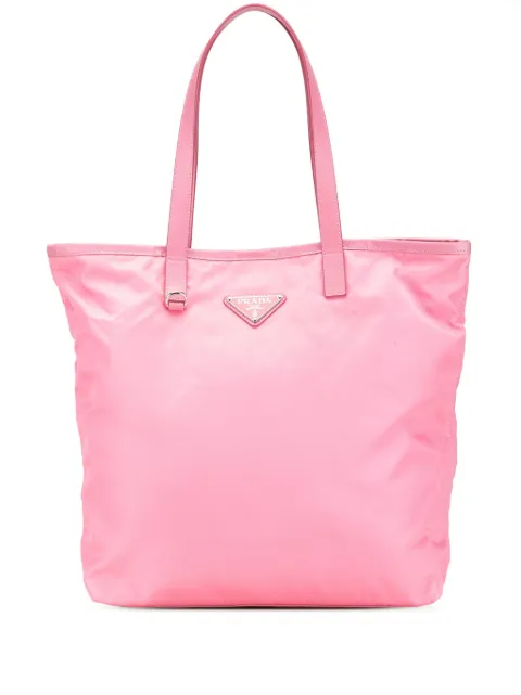 Prada Pre-Owned 2000-2013 Saffiano Trimmed Tessuto tote bag