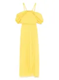 Giambattista Valli draped maxi dress - Yellow