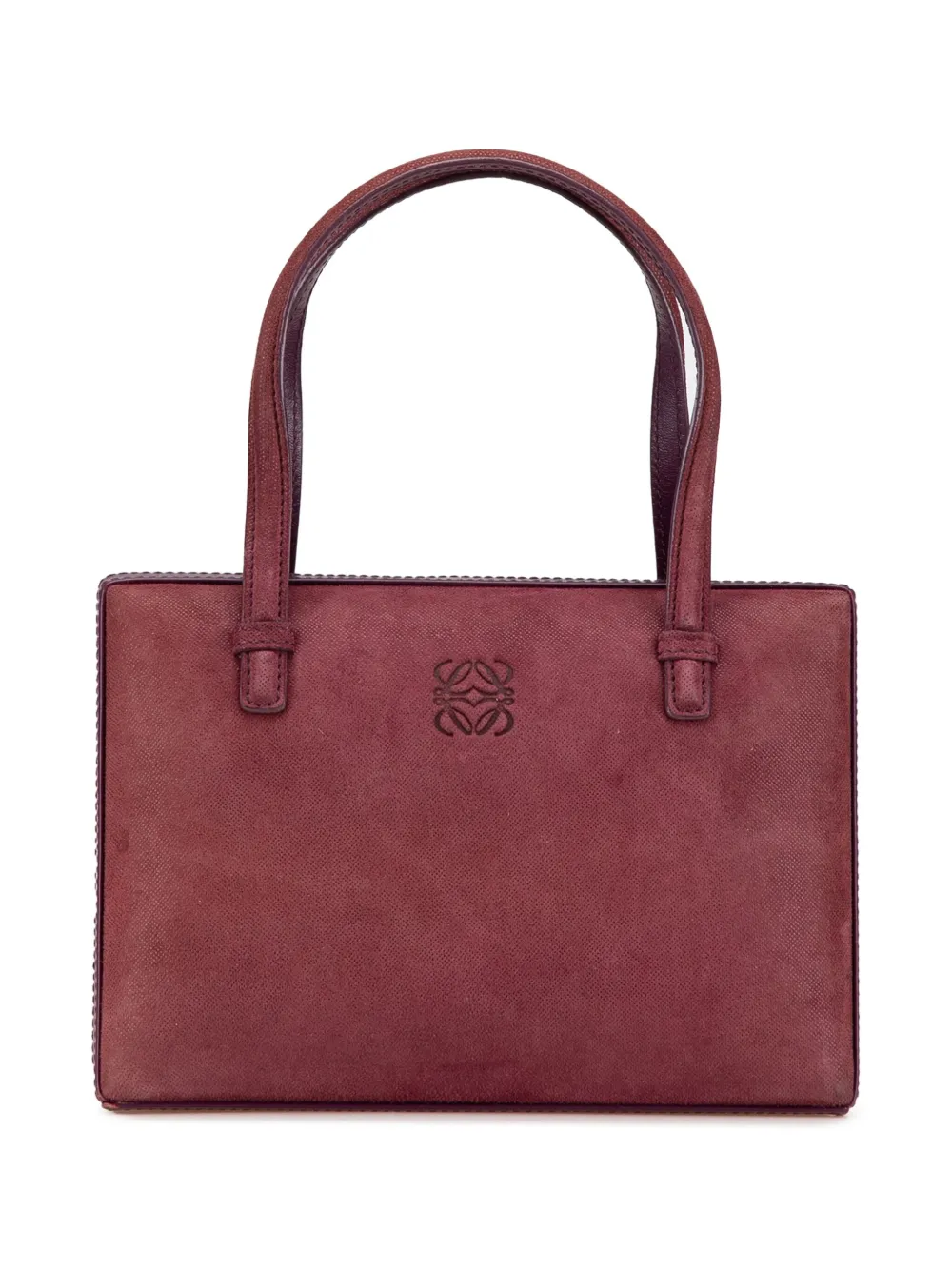 20th Century Anagram Suede handbag