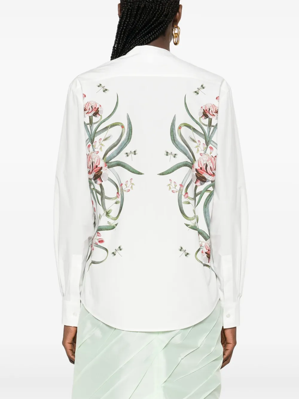 Giambattista Valli Blouse met bloemenprint Wit
