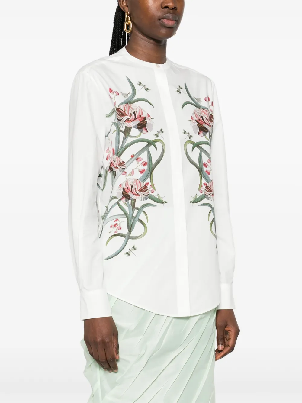 Giambattista Valli Blouse met bloemenprint Wit