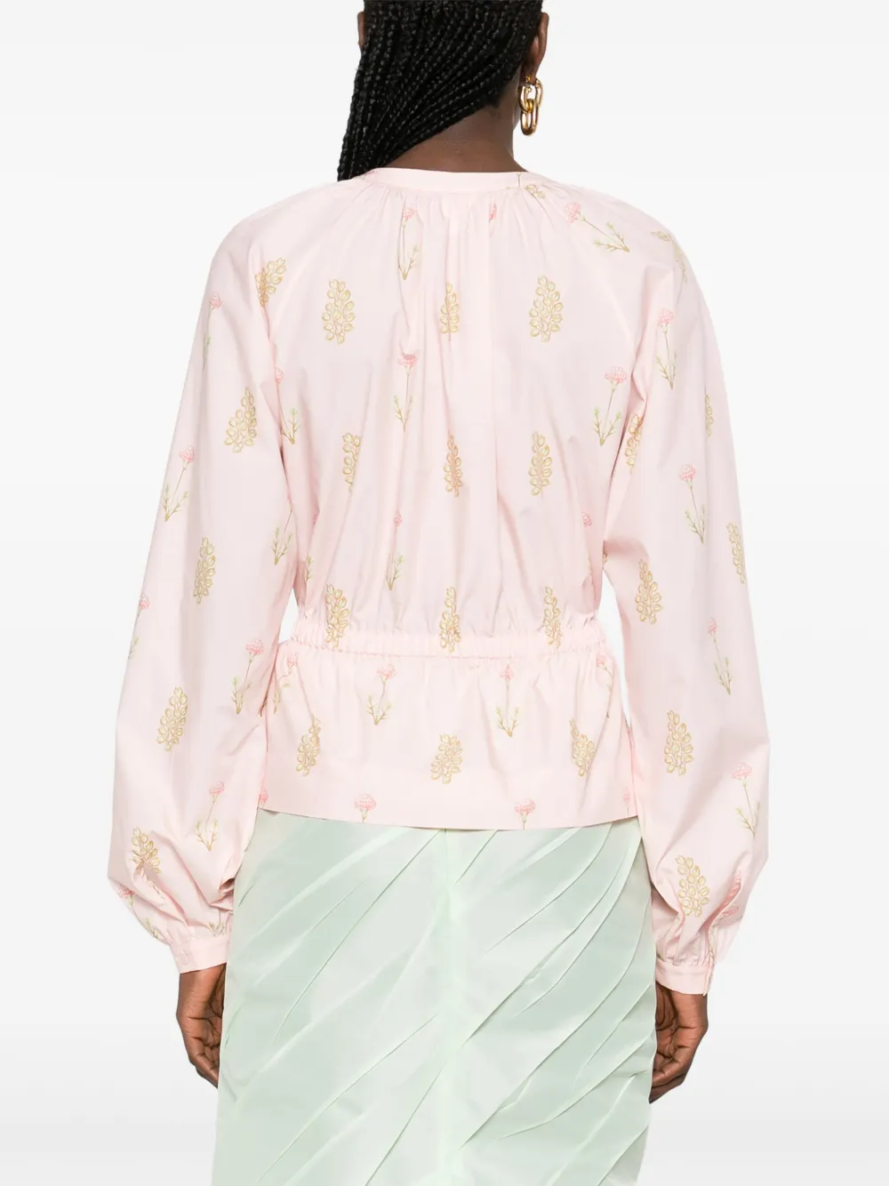 Giambattista Valli Blouse met print Roze