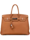 Hermès Pre-Owned 2010 Togo Birkin Retourne 35 handbag - Brown