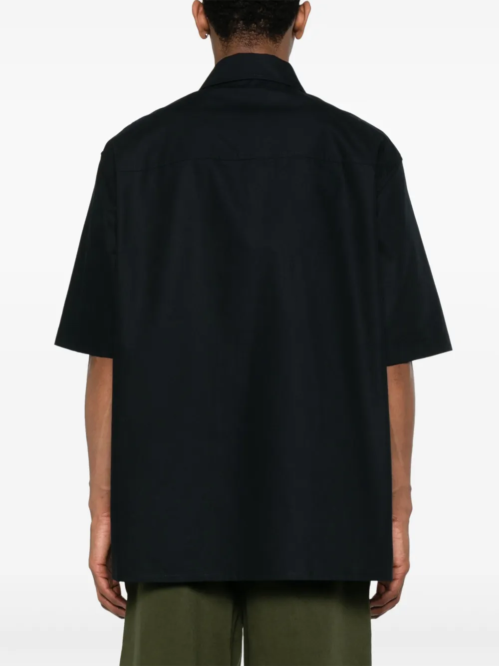 JIL SANDER+ Waterafstotend overhemd Blauw