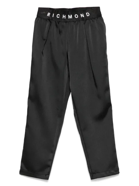 John Richmond Junior logo-print trousers