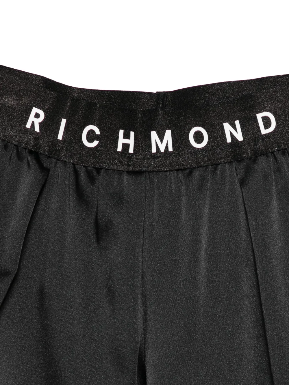 John Richmond Junior Broek met logoprint Zwart
