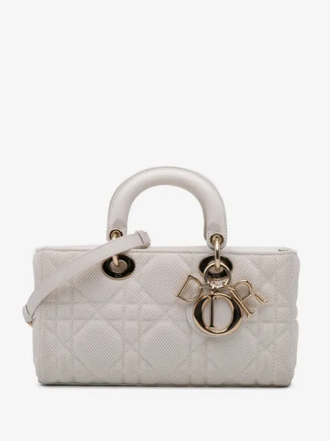 Christian Dior Pre-Owned 2000-2024 mittelgroße Macrocannage Lady D Joy Satchel-Tasche
