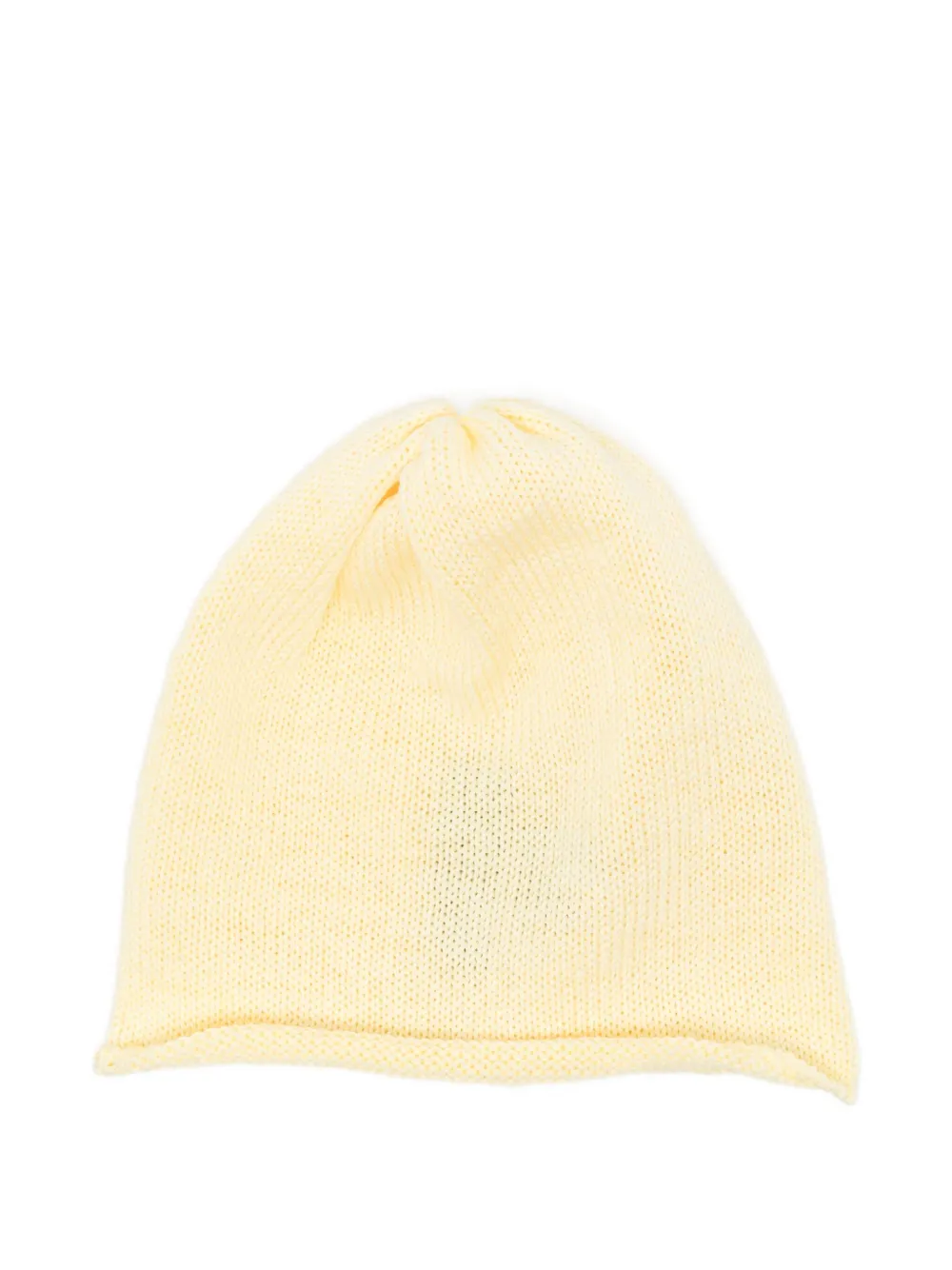 Little Bear cotton beanie Geel