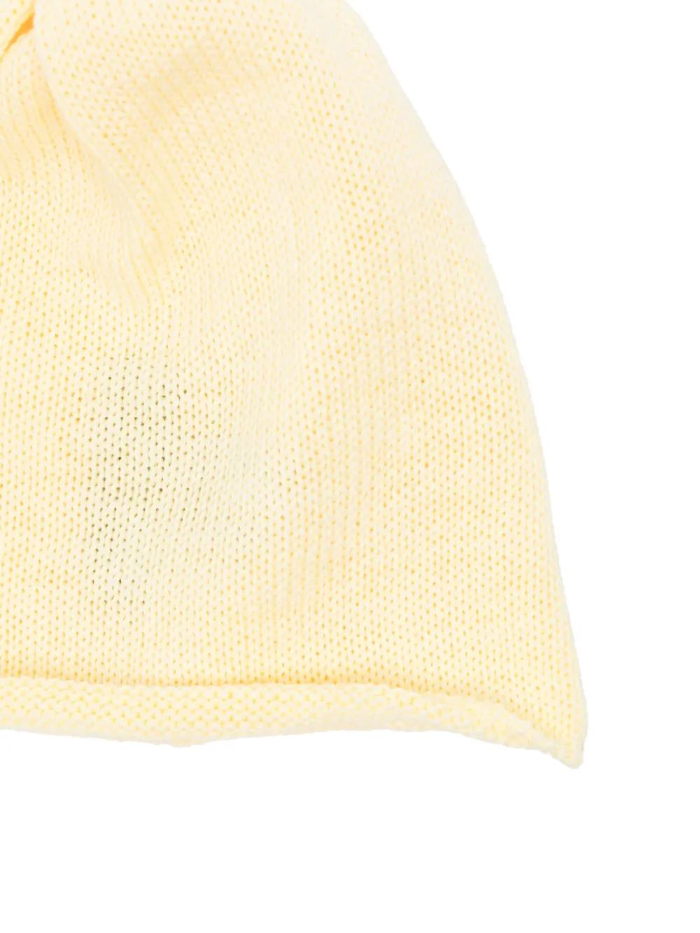 Little Bear cotton beanie Geel