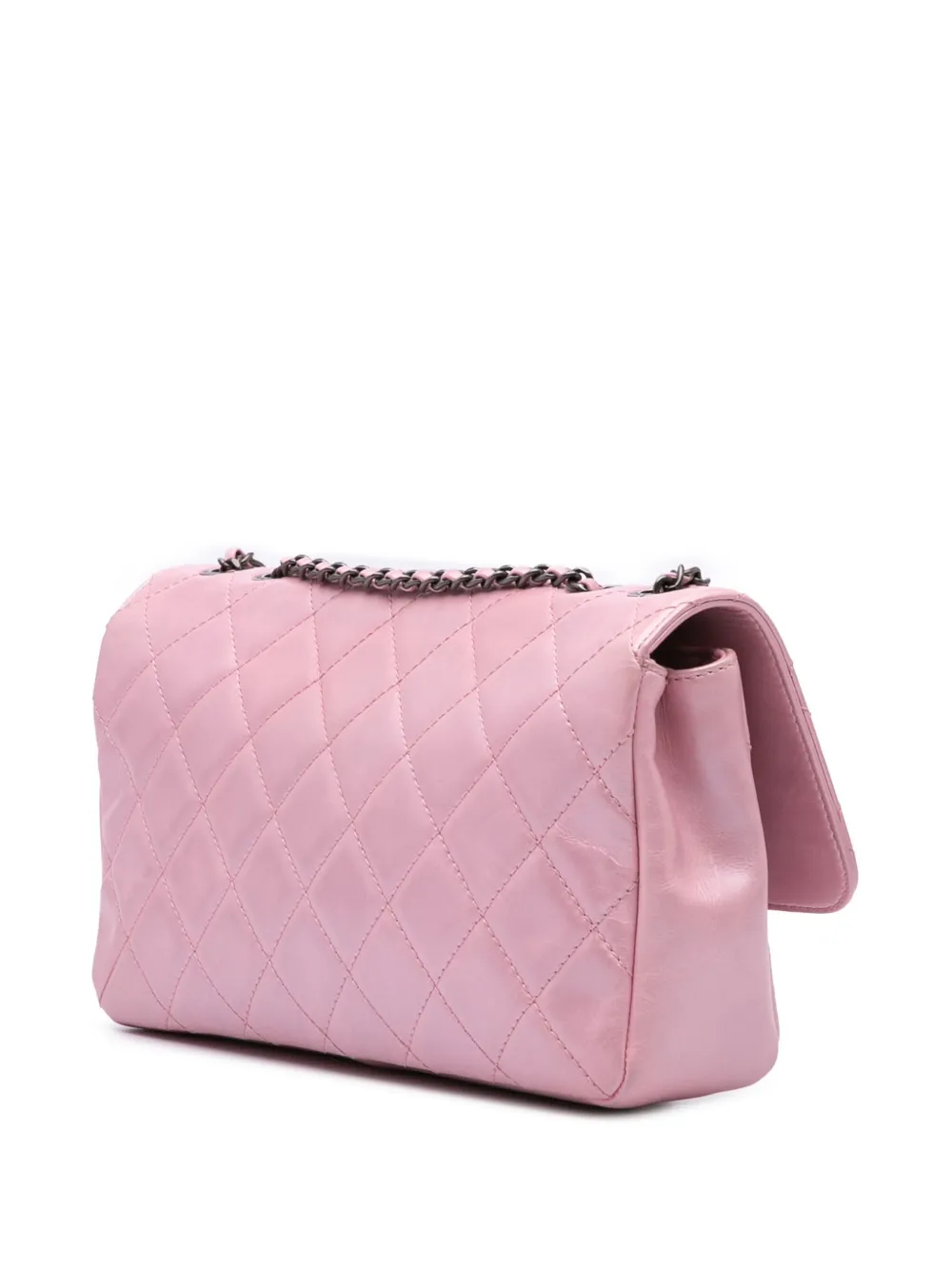 CHANEL Pre-Owned 2016-2017 CC Metallic Calfskin Coco Pleats Flap crossbody bag | Pre-Owned | Image 2
