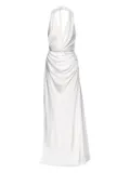 Ana Radu draped gown - White