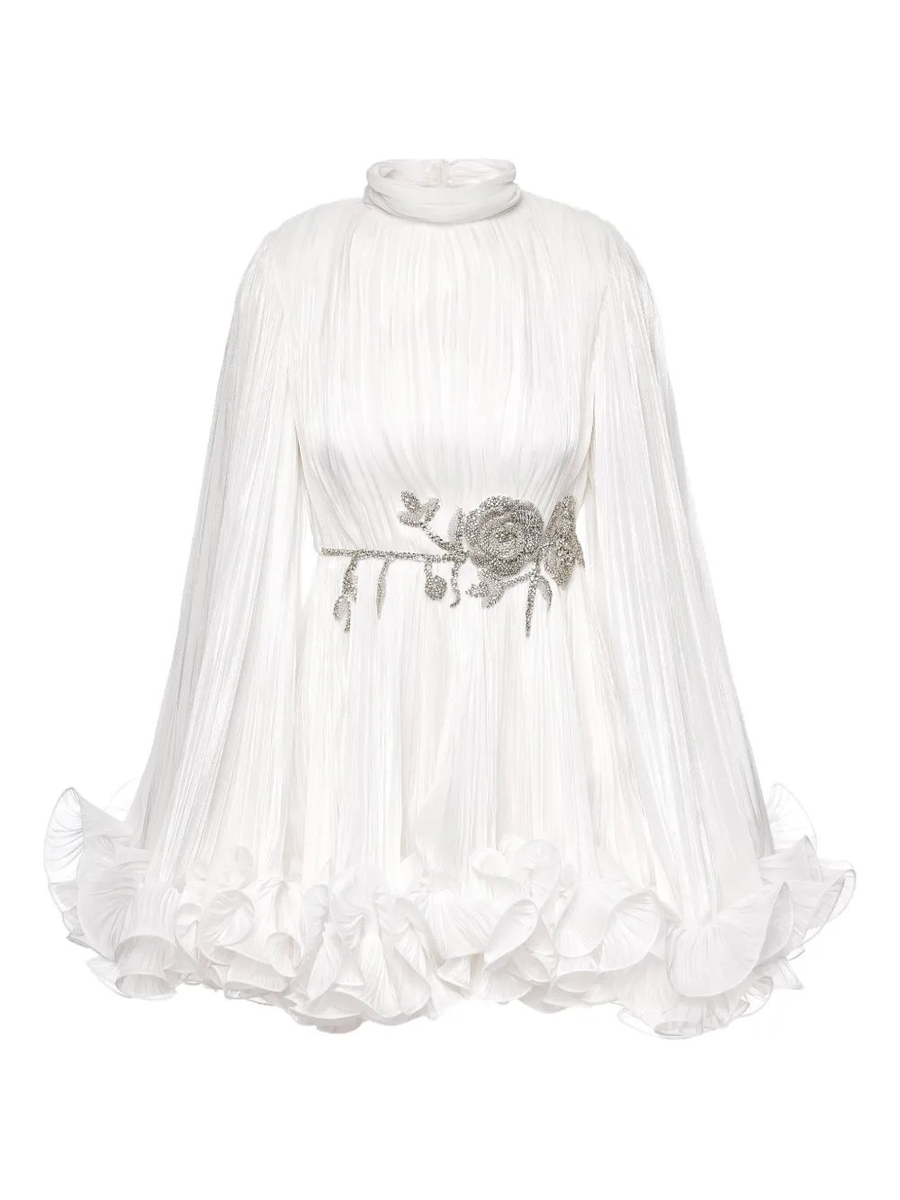 Ana Radu - pleated-cape mini dress - women