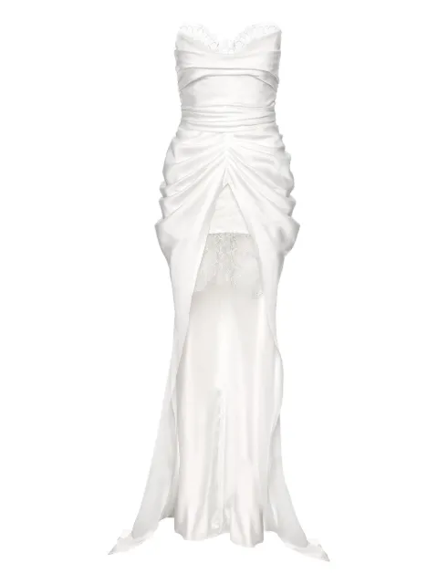 Ana Radu ruched satin gown