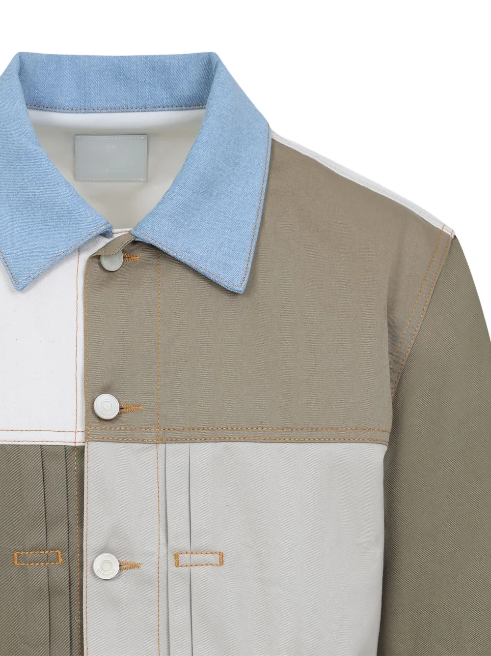 Givenchy Jack met patchwork Wit