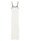 Aya Muse jersey midi dress - White