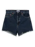 RE/DONE 90s Low Slung denim shorts - Blue