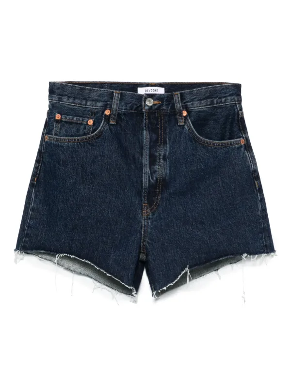 RE/DONE 90s Low Slung デニムショーツ | ブルー | FARFETCH JP