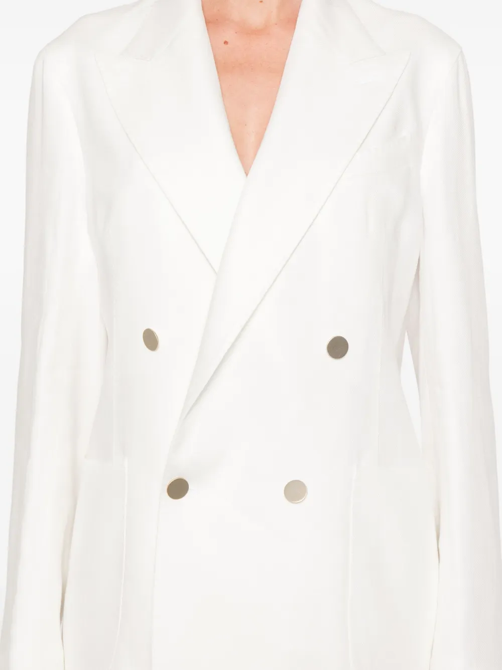 Briglia 1949 Blazer met dubbele rij knopen Wit