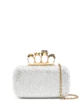 Alexander McQueen Knuckle clutch bag - Silver