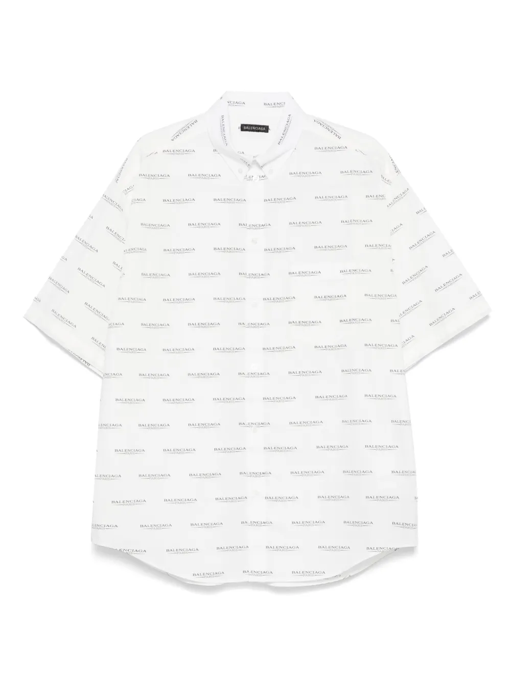 Balenciaga Overhemd met logoprint Wit