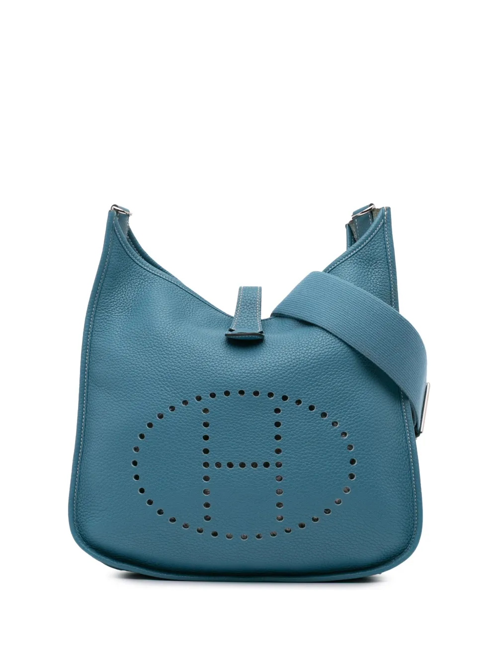 Hermès Pre-Owned 2014 クレマンス エヴリン III 29 ショルダーバッグ - ブルー Hermès Pre-Owned 2014 クレマンス エヴリン III 29 ショルダーバッグ - ブルー