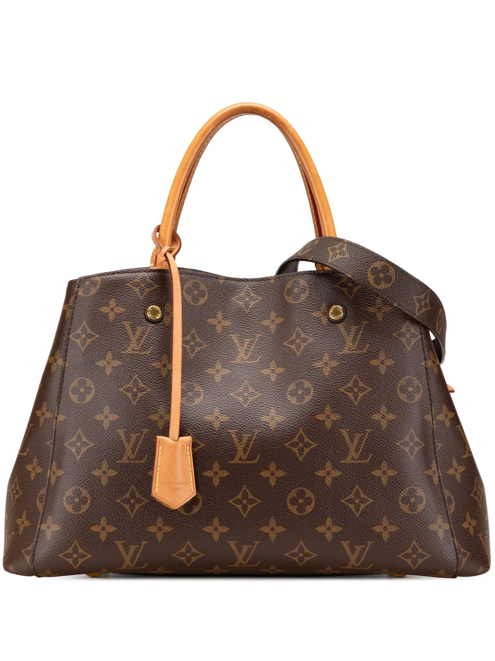Louis Vuitton Pre-Owned 2018 モノグラム モンテーニュ MM サッチェルバッグ - ブラウン Louis Vuitton Pre-Owned 2018 モノグラム モンテーニュ MM サッチェルバッグ - ブラウン