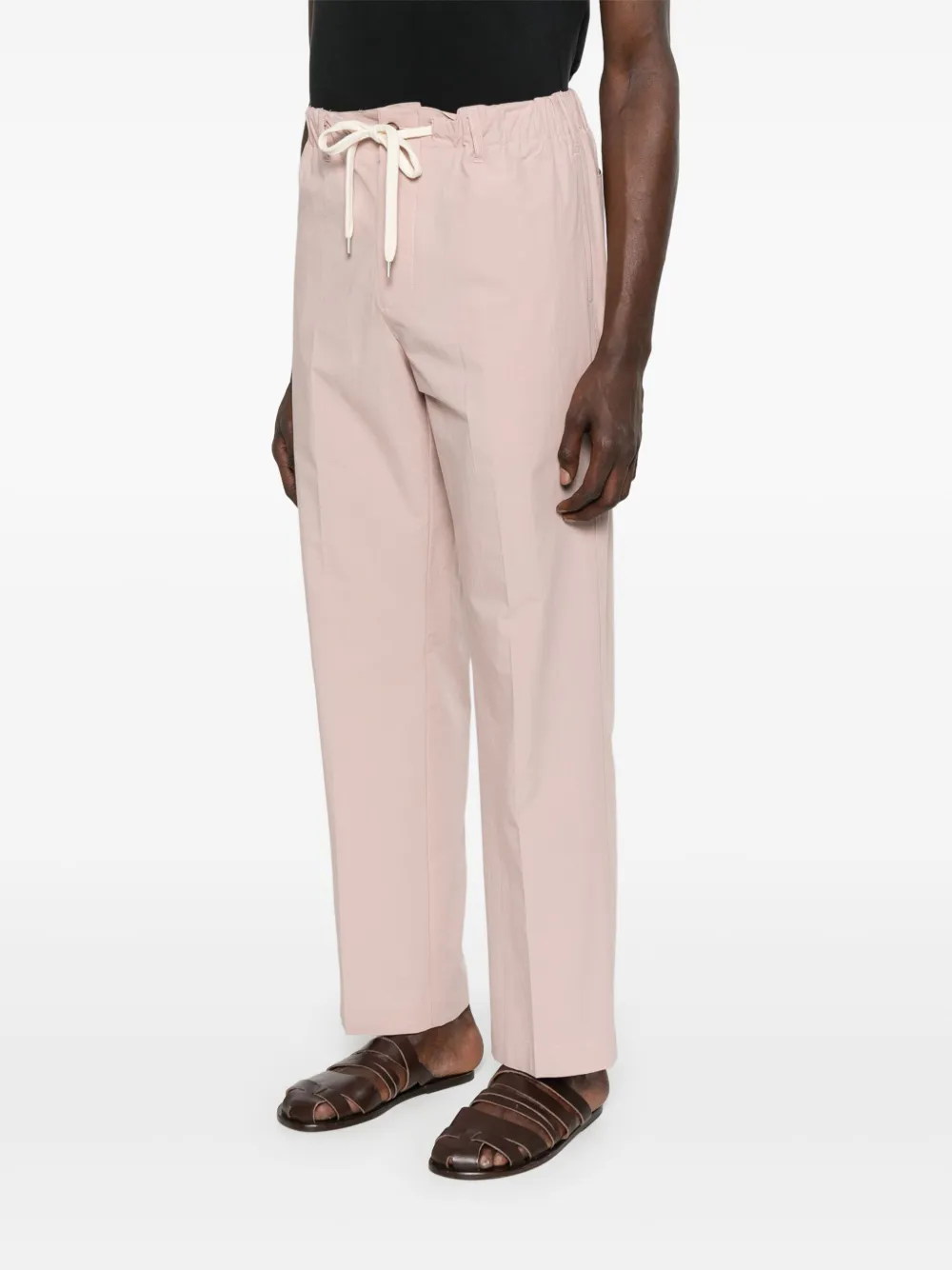 Tintoria Mattei Katoenen broek Roze