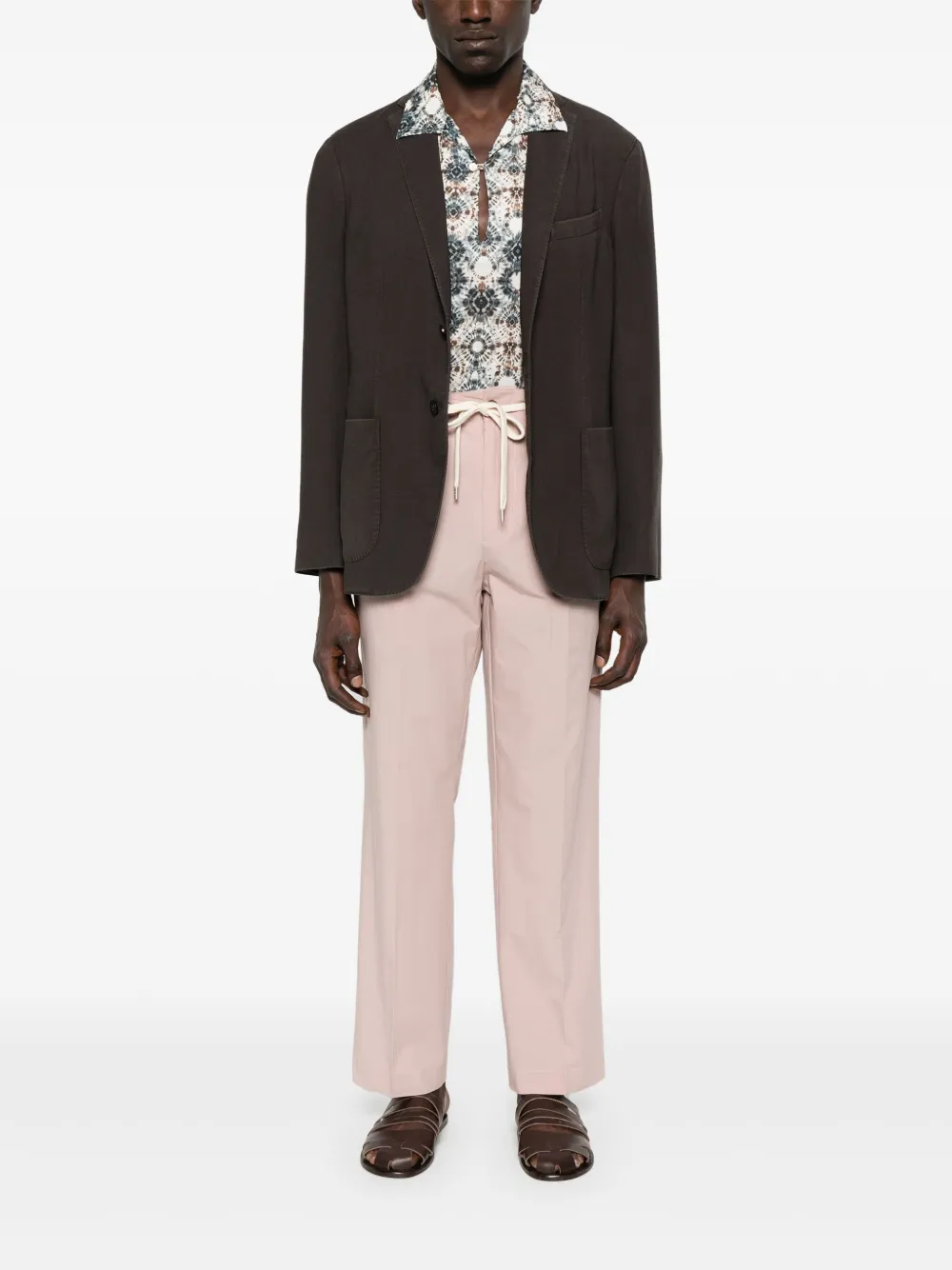 Tintoria Mattei Katoenen broek - Roze