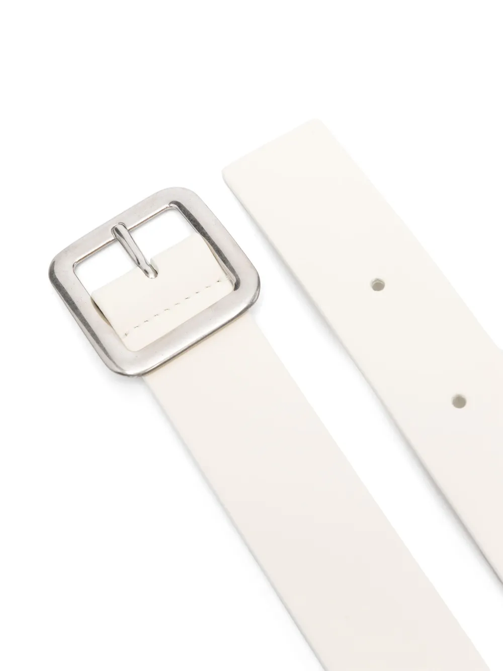 Jil Sander leather belt Wit
