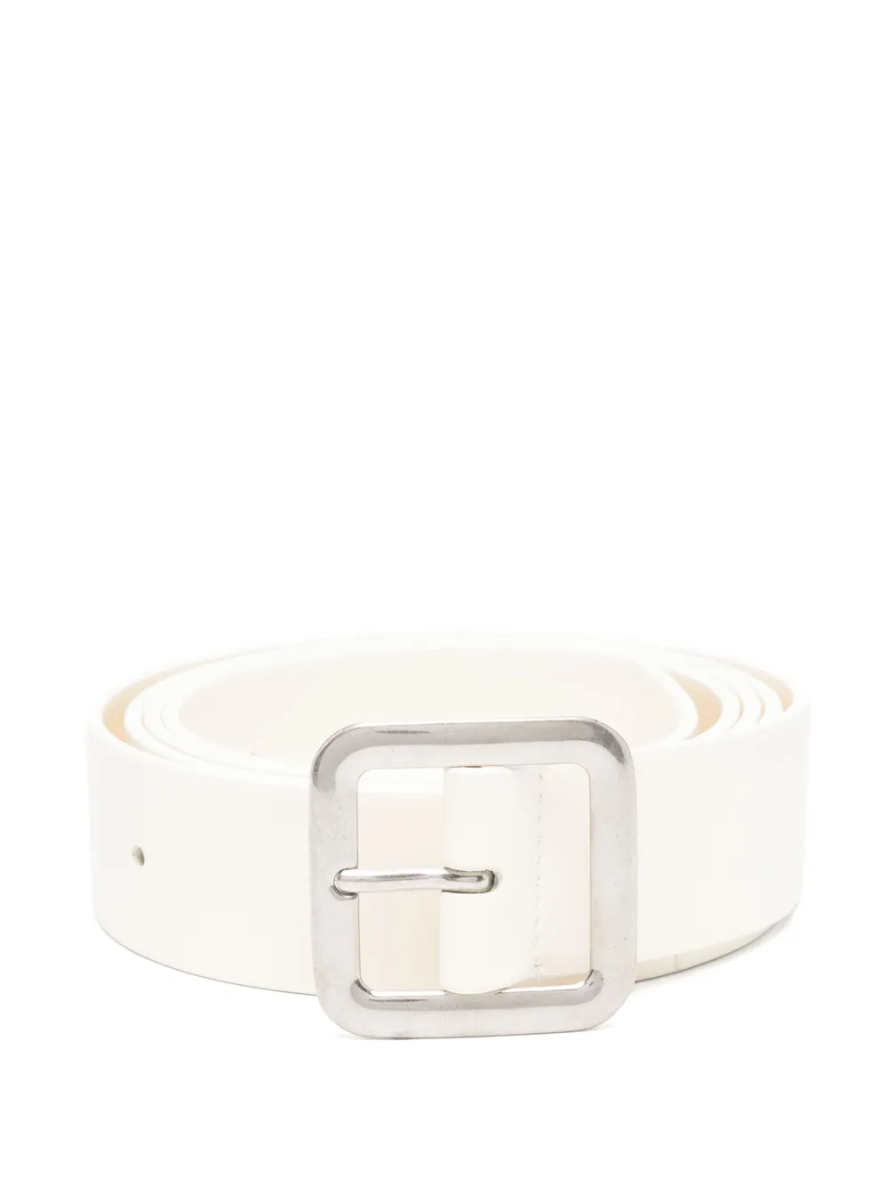 Jil Sander leather belt Wit