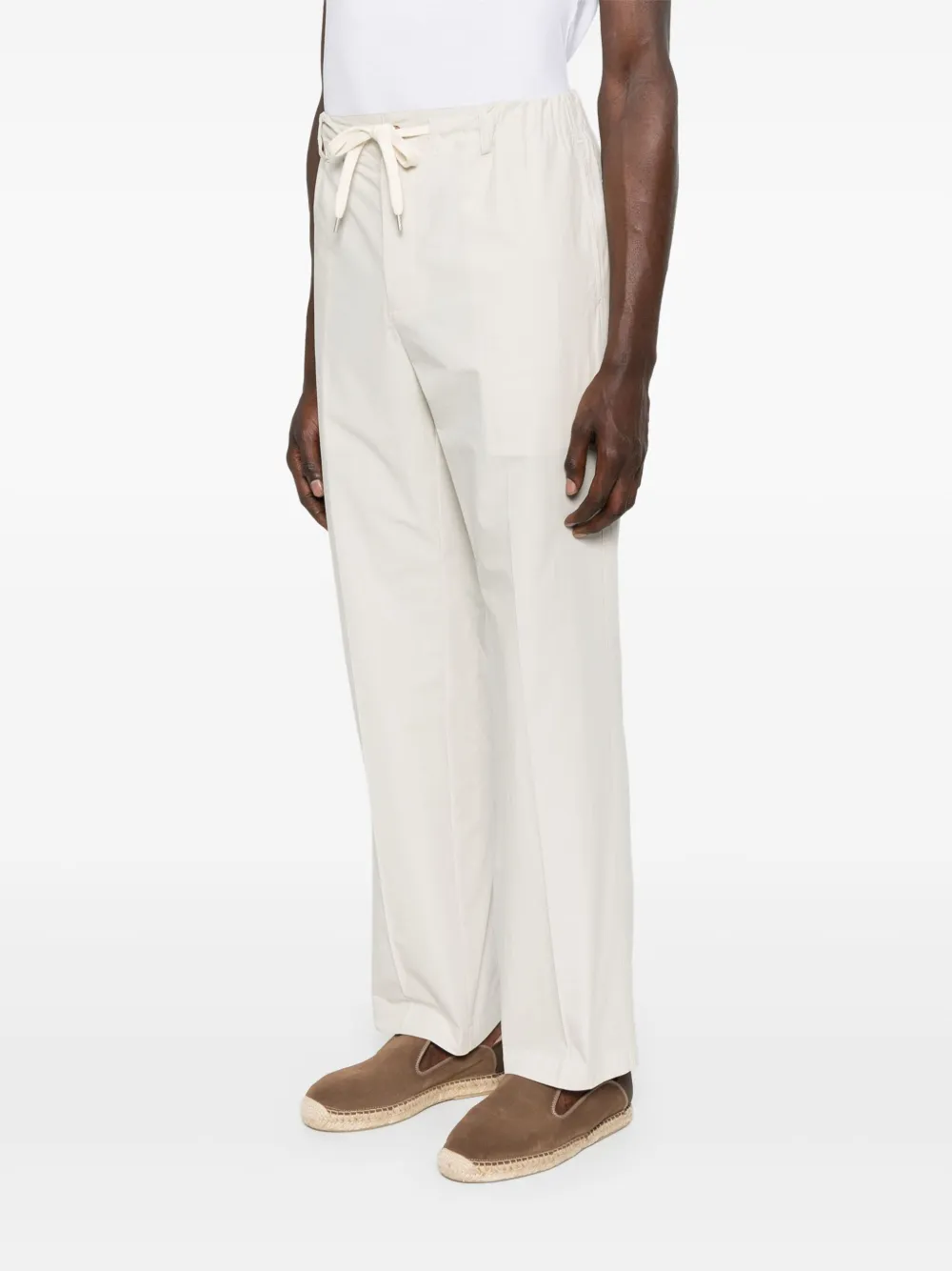 Tintoria Mattei Katoenen broek Beige