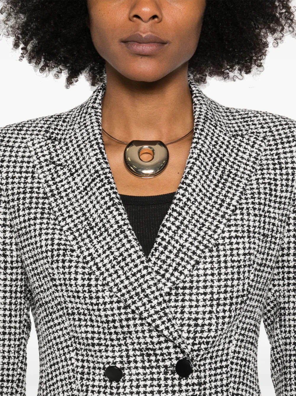 Tagliatore Blazer met dubbele rij knopen Zwart