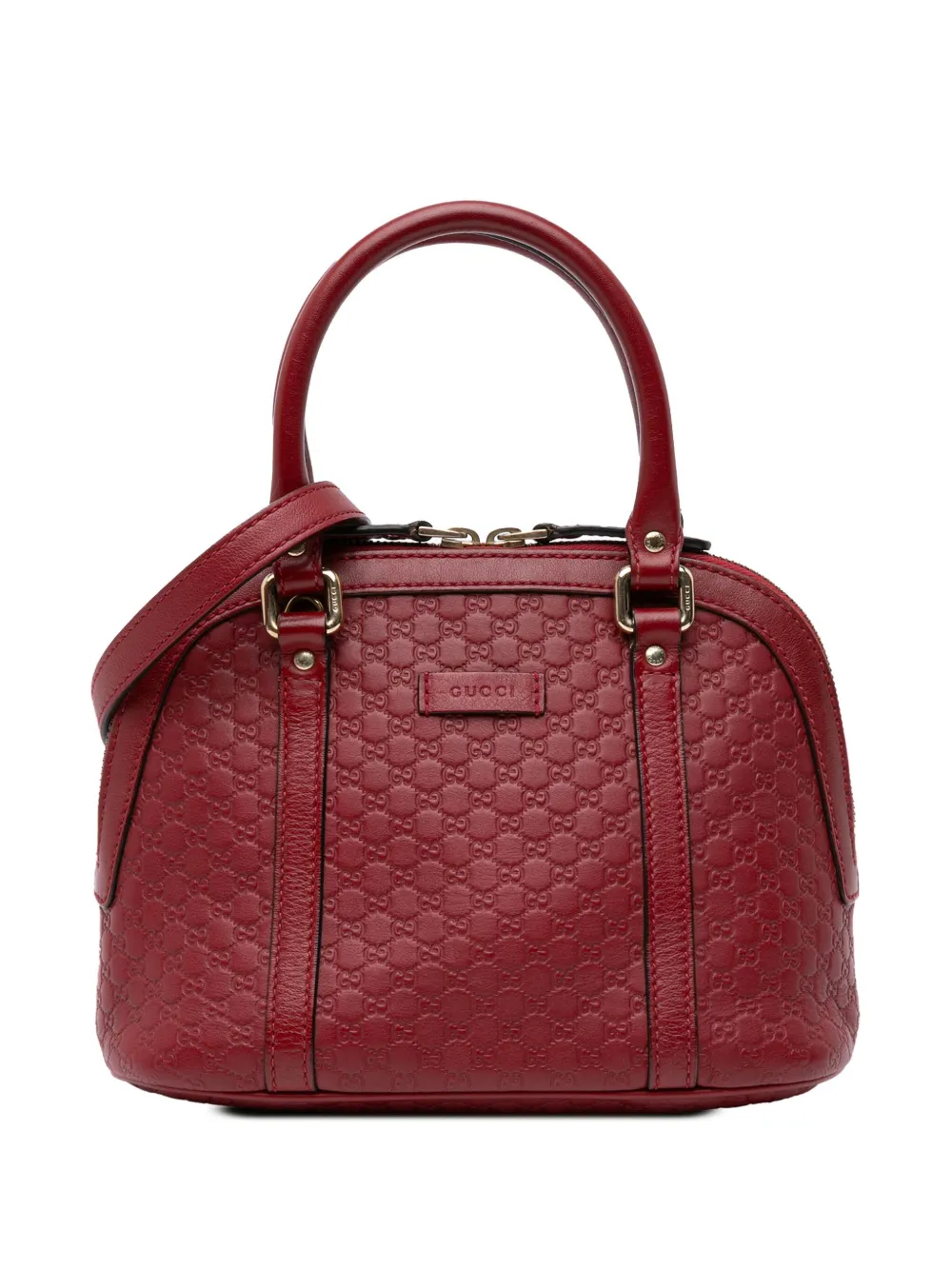 Gucci Pre-Owned 2016-2024 Mini Microguccissima Dome satchel - レッド Gucci Pre-Owned 2016-2024 Mini Microguccissima Dome satchel - レッド
