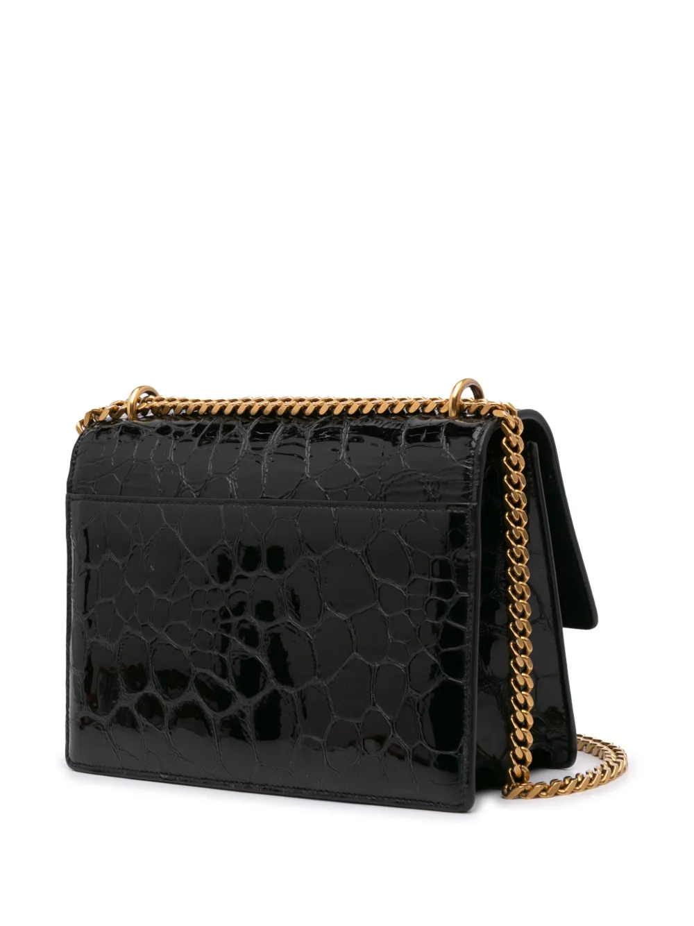 Saint Laurent Pre-Owned 2018 Medium Turtle Embossed Patent Monogram Sunset Bag crossbody bag | Pre-Owned | Image 2