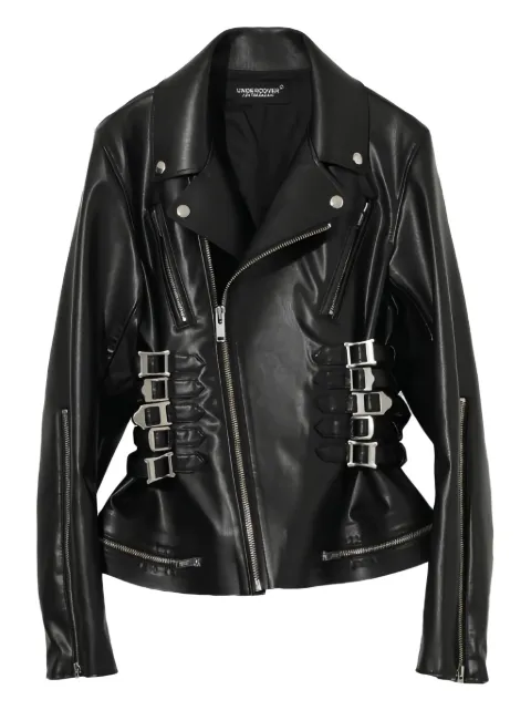 Undercover buckle-detail biker jacket