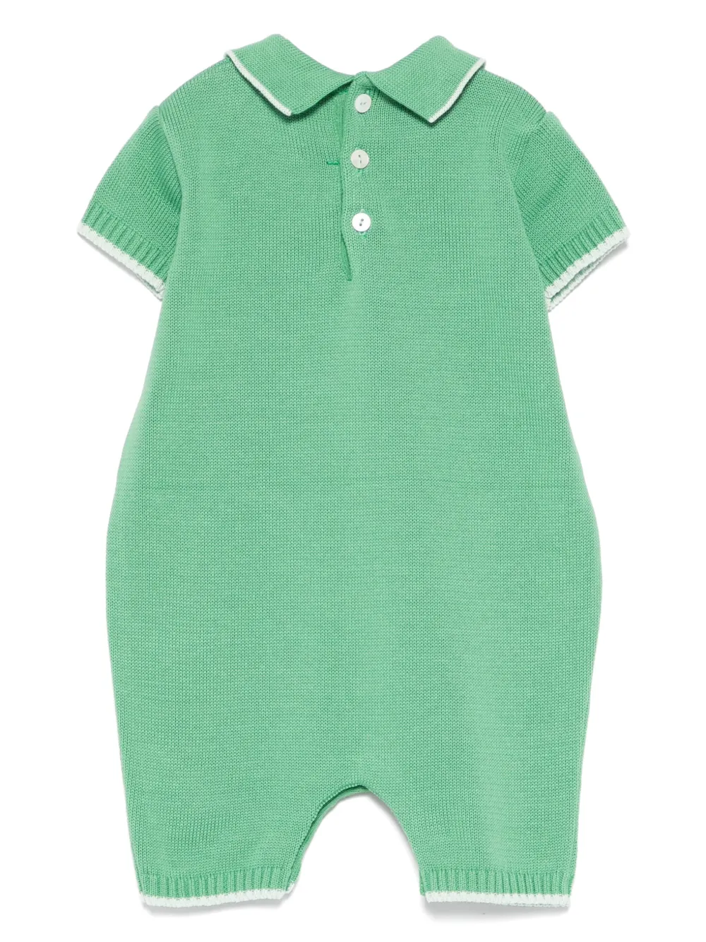 Little Bear cotton romper - Groen
