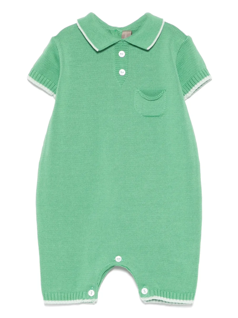 Little Bear romper de algodón | verde | Image 1