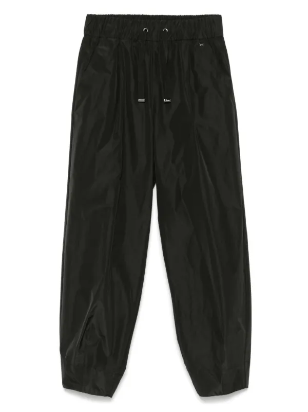 Herno Taffeta Trousers in Black