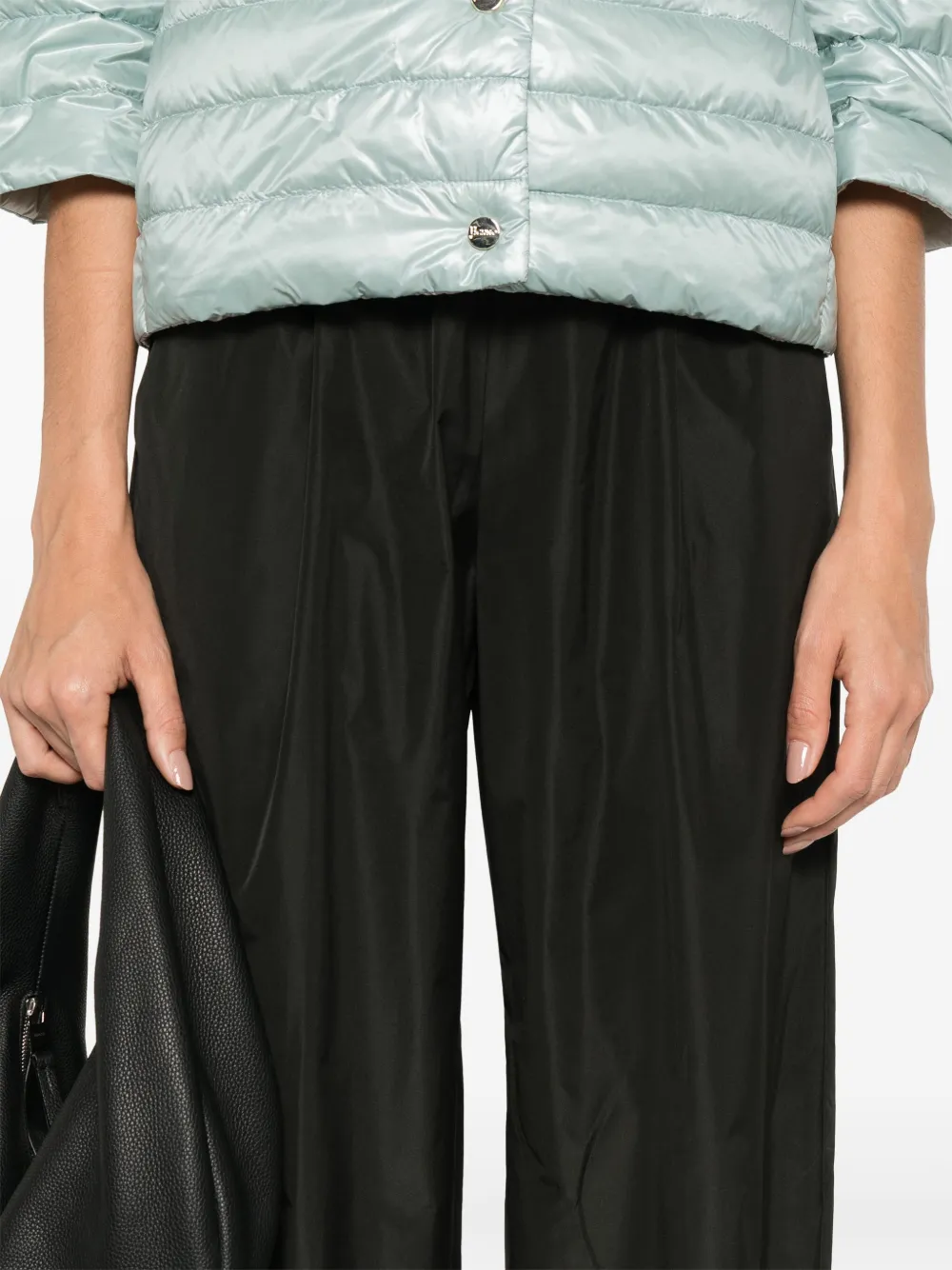 Herno taffeta trousers Zwart