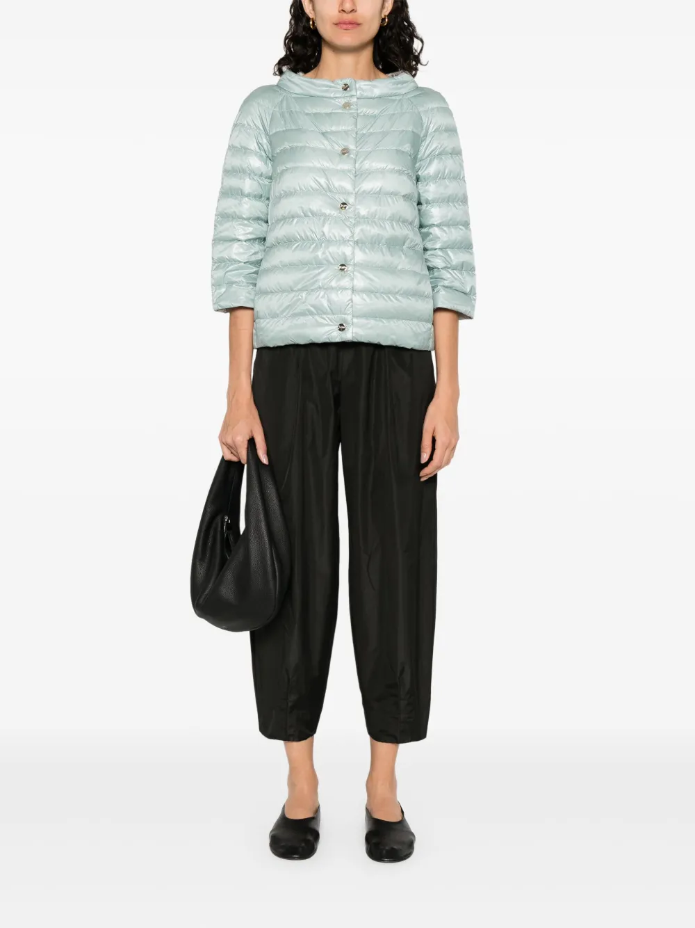 Herno taffeta trousers - Zwart
