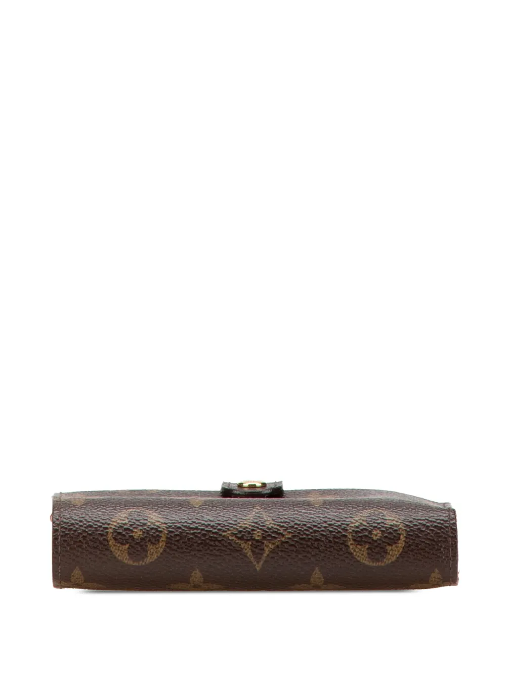 Pre-owned Louis Vuitton 2008 Monogram Porte Monnaie Billets Viennois Small Wallets In Brown