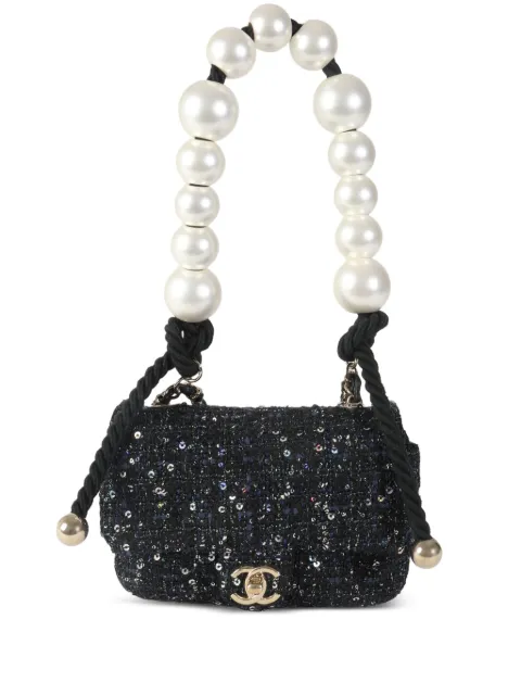 CHANEL Pre-Owned 2019 tweed shoulder bag