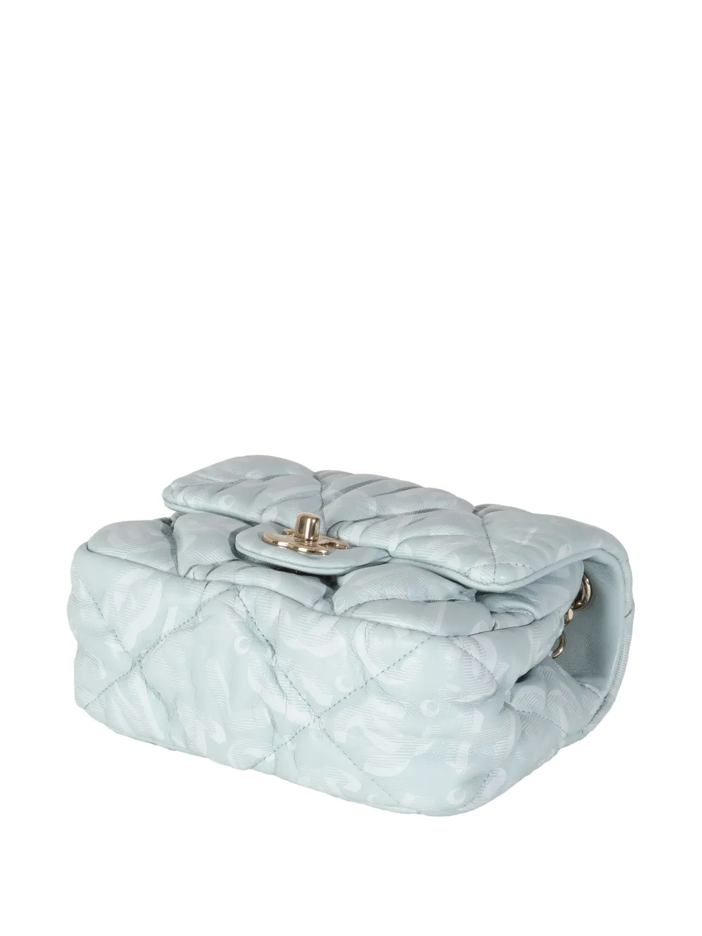 Pre-owned Chanel Mini Flap Cross Body Bag In Blue