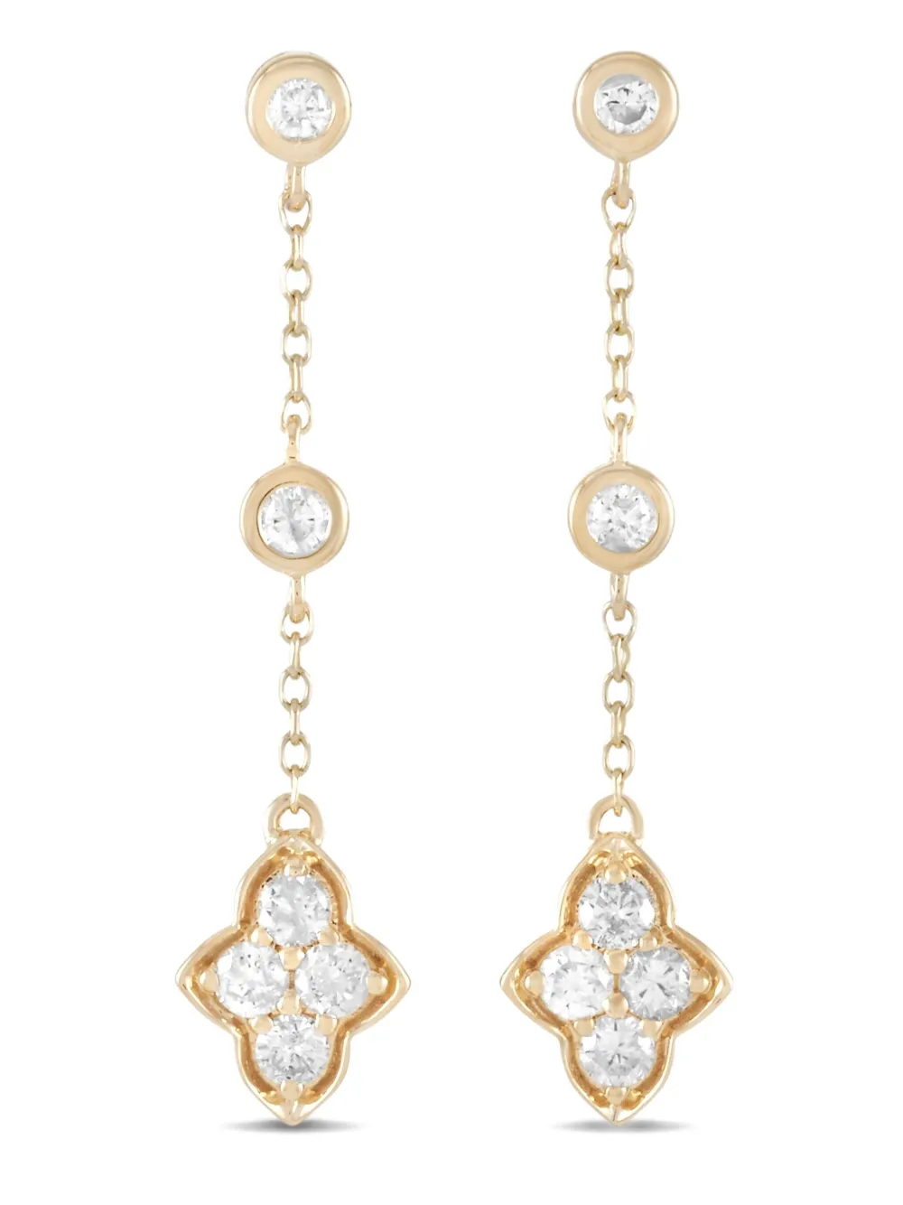 LB Exclusive ダイヤモンド ピアス 14Kイエローゴールド - ゴールドトーン LB Exclusive ダイヤモンド ピアス 14Kイエローゴールド - ゴールドトーン
