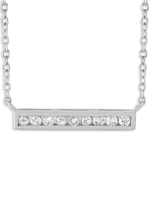 LB Exclusive 14K white gold diamond necklace 