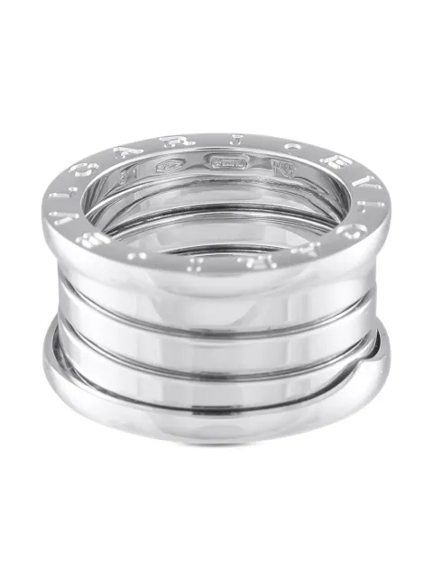 Bvlgari Pre-Owned 18K white gold B.Zero1 ring