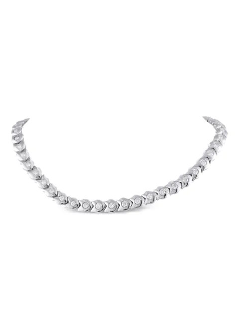LB Exclusive collar en oro blanco de 18kt con diamante